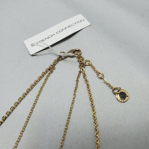 French Connection double layer gold chain - Picture 6 of 7
